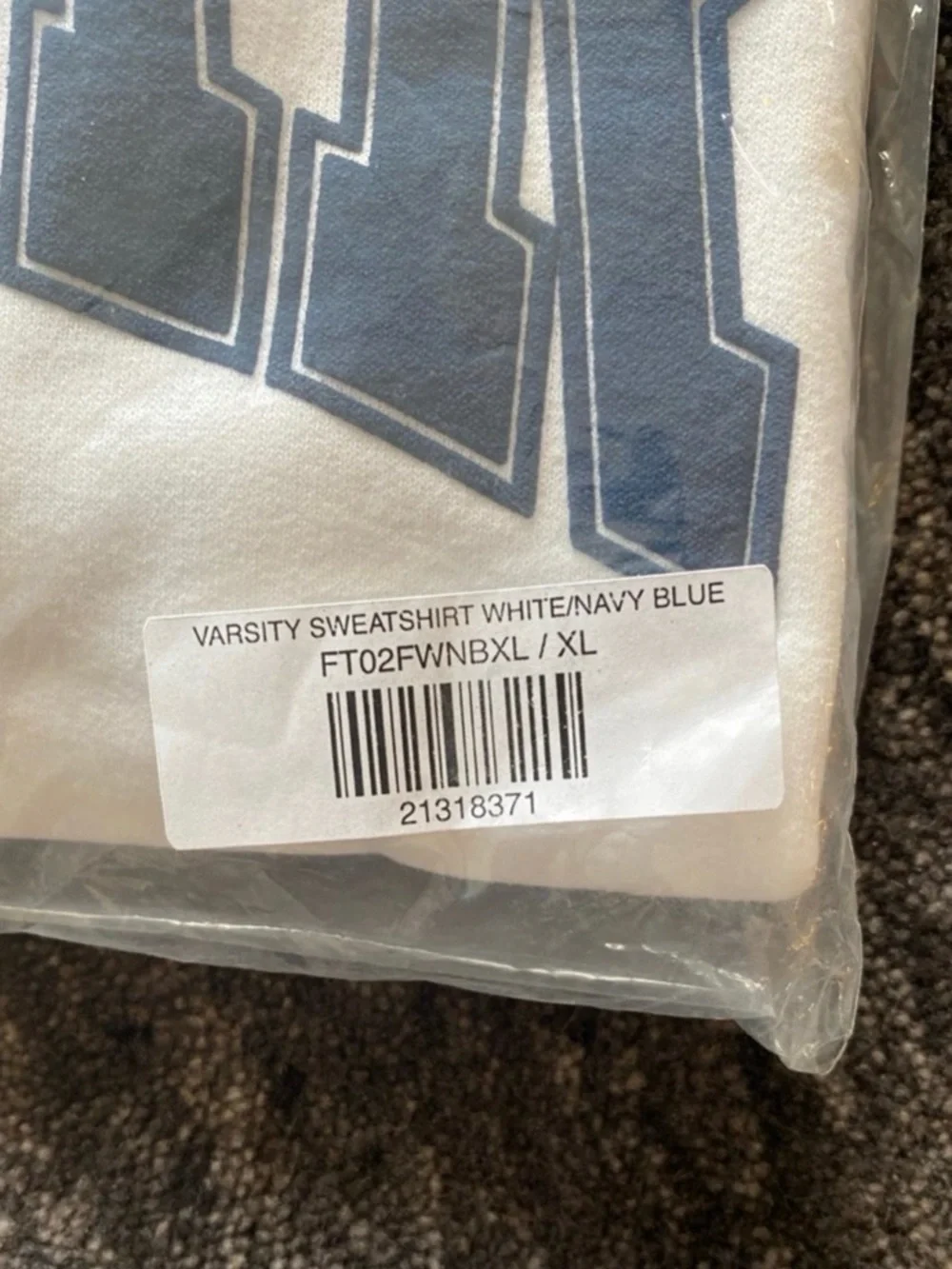 NEW The Bar Varsity Sweatshirt Size XL - Picture 3 of 3